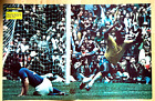 Football Cartel Poster Pelé Brazil V Italia World Cup Winner Wc Mexico 1970