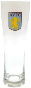 Aston Villa Tall Pint Glass Official Licensed- Football Gift - Picture 1 of 3
