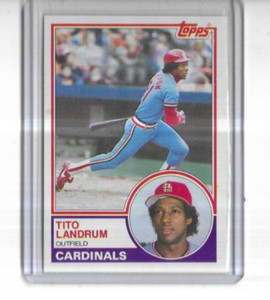 1983 Topps #337 Tito Landrum St. Louis Cardinals