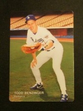 1992 Mother's Cookies, Los Angeles Dodgers - TODD BENZINGER