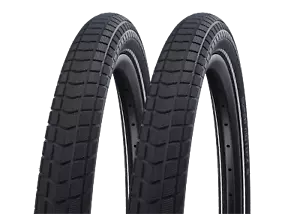 2x Schwalbe Super Moto-X 62-559 Drahtreifen GreenGuard 26x2.40 Fahrradreifen - Bild 1 von 2