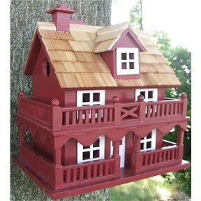 Red Wood Birdhouse - Made of Kiln Dried Hardwood - Image 1 of 1