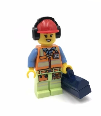 LEGO City Construction Worker minifigure Spring 2024 Store Exclusive - Image 1 of 4
