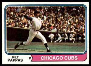 1974 Topps Chicago Cubs Milt Pappas D Baseball Cards #640