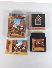 Vintage TENGEN Road Runner Game For NES Complete with Original Box and Manual