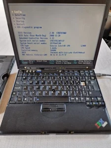 Vtg IBM Thinkpad X60s Laptop And TinkPad X6 Ultrabase Bios Tested Only With Issu - Picture 1 of 16