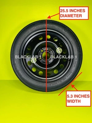 SPARE TIRE 17"(5 LUGS WHEEL) FITS:2011-2017 MINI COOPER COUNTRYMAN - Image 1 of 2