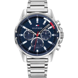 Orologio Uomo TOMMY HILFIGER MASON 1791788 Multifunzione Bracciale Acciaio Blu - Foto 1 di 2