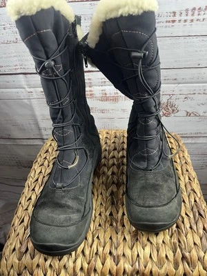 Botas de nieve Merrell Encore Apex negras opti-cálidas media pantorrilla para mujer talla 8 Foto 1 de 4