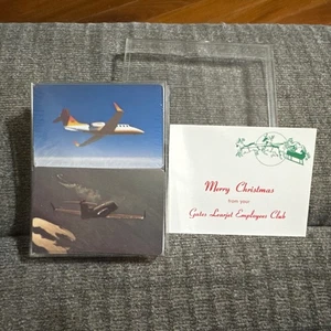 Vintage Gates Learjet DOPPELDECK SPIELKARTEN EINE VERSIEGELT - Bild 1 von 4