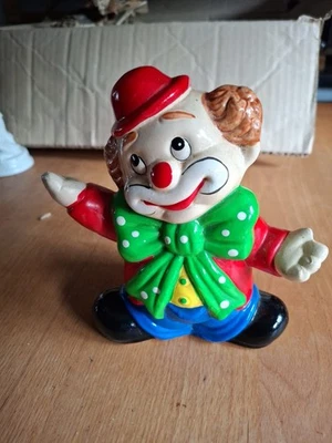 Colourful Ceramic Clown Money Box - Image 1 of 4