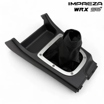 JDM Subaru Impreza WRX STi GDB EJ207 OEM Genuine 6MT Shift Panel Boot Used - Image 1 of 4