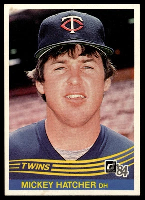 1984 Donruss Mickey Hatcher #147 Minnesota Twins - Image 1 of 2
