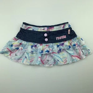 Girls size 0, Mambo, cute tiered cotton stretch denim skirt, GUC - Picture 1 of 6
