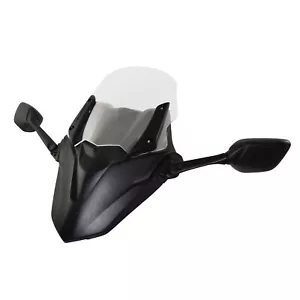 Trasparente Windscreen Windshield Mask Panel Mirror For YAMAHA NMAX155 2021-2023 - Picture 1 of 8