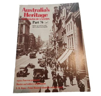 Vintage 1970 Australia's Heritage 'The Making of a Nation' Magazine Issue #76 - Image 1 of 3