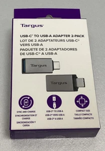 Targus® USB-C to USB-A Adapters, Silver, Pack of 2 Adapters, ACA979GL - Picture 1 of 10