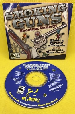 📦 Smoking Guns Shooting Gallery (PC CD-ROM, 2006, Jewel Case w/ Slipcover) - Image 1 of 4