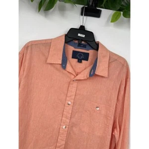 Oakley Even Tide Men's Long Sleeve Large Slim Button Up - Foto 1 di 6