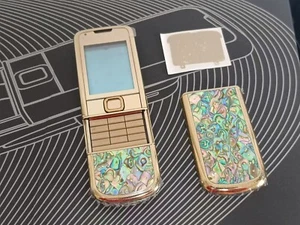LUXURY RARE Nokia 8800 Gold Arte 8800e-1 Mobile Phone Parts Housing Covers Case - Picture 1 of 11