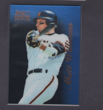 1996 SELECT CERTIFIED BLUE FOIL PARALLEL #87 MATT WILLIAMS GIANTS MINT SP 1/180