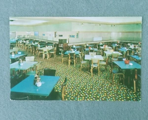 Vintage Boulevard Cafeteria Miami Florida Innenansicht Essbereich ~ 1960er Postkarte - Bild 1 von 3
