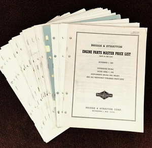 1960 Briggs & Stratton Service Bulletins Engine Parts Master Price List #A35 - Bild 1 von 7