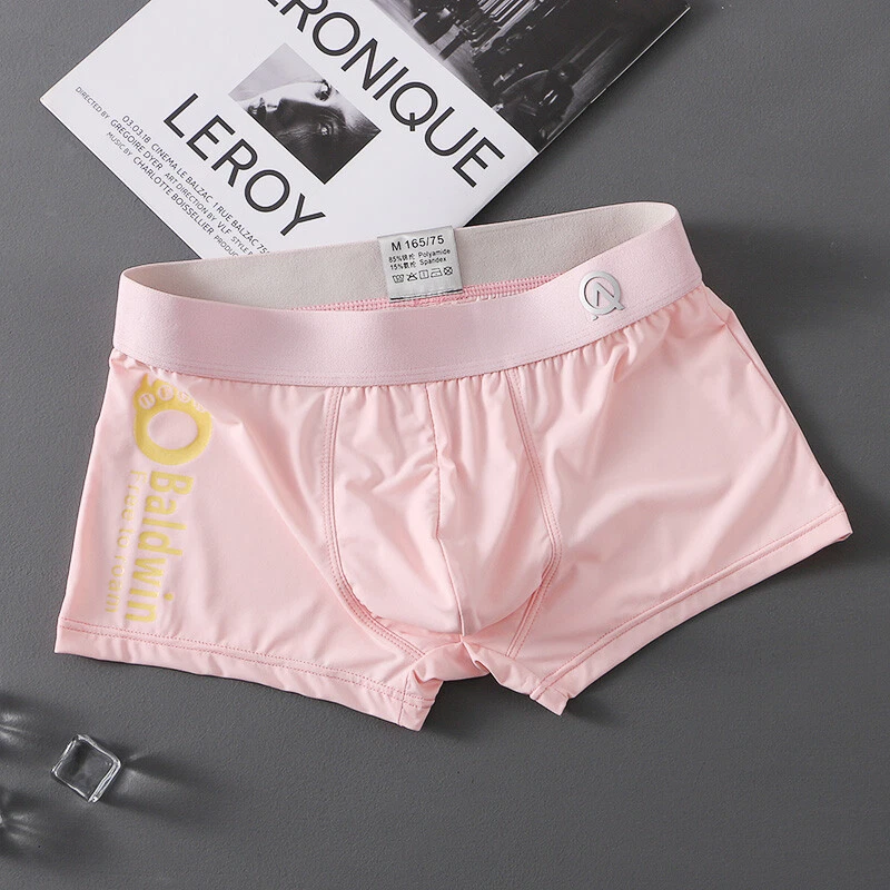 Pink Mens Boxer Shorts Briefs Bulge Pouch Underwear Trunks Underpants XXL - Image 1 of 1