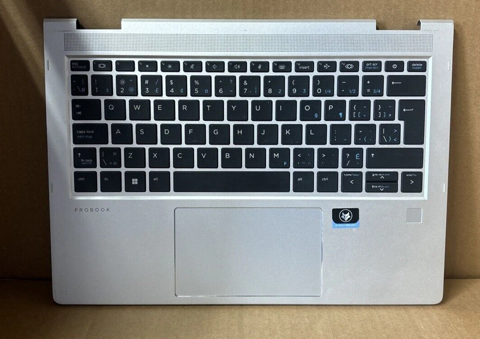 HP Probook X360 435 G10 Complete Palmrest Assembly Keyboard EN/FR CAN - Backlit - Image 1 of 4