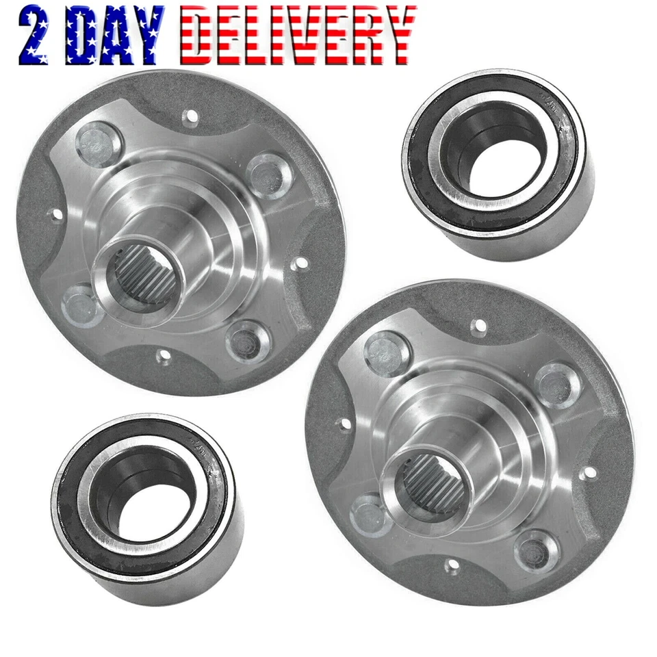 2x Front Wheel Hub & Bearing Assembly Fits 2007-2008  Honda Fit 1.5L  Foto 1 de 3