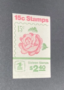 mystamps US Booklet BK134, complete booklet, 1975, 16 each 15 cent stamps - Picture 1 of 2