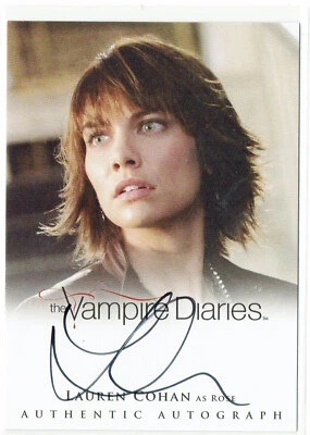 Vampire Diaries Season 2 Autograph Card A15 Lauren Cohan as Rose Walking Dead - Image 1 of 2