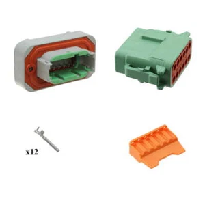 Kit Connector DTM15 series female 12 Way PCB Green - Picture 1 of 1