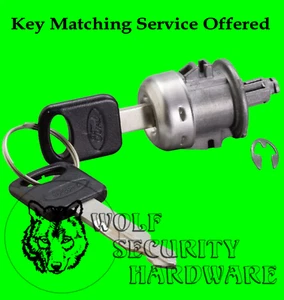 Excursion 00-06 OEM Rear Door Tailgate Key Lock Cylinder Tumbler Barrel 2 Keys - Picture 1 of 2