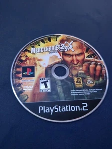 Mercenaries 2: World in Flames (Sony PlayStation 2, 2008) solo disco - Imagen 1 de 2