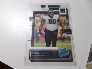 2022 Panini Clearly Donruss Rated Rookie Jordan Davis #96 Rookie RC - Picture 1 of 1