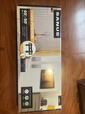 SANUS 40" - 50" Fixed Position Premium TV Wall Mount 75 Lbs Model VML5-B1 - Image 1 of 3