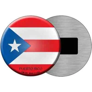 Puerto Rico Country 3.5" Magnet Plaque Fridge Refrigerator Kitchen Home Wall - Picture 1 of 2