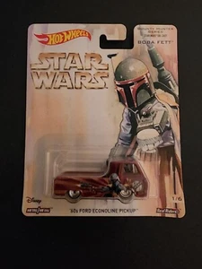 Camioneta Ford Econoline 1/6 BOBA FETT HTF Hot Wheels Pop Culture Star Wars años 60 difícil de encontrar - Imagen 1 de 2