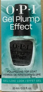 OPI NEW Nail Treatment ~ GEL PLUMP EFFECT TOP COAT 15ML ~ - Picture 1 of 1
