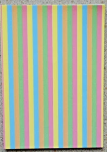 40 Asst A6 Blatt Bonbon gestreift gemustert Trägerpapier zum Basteln 120 g/m² - Bild 1 von 1