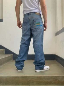 Men’s Rocawear Mid Blue Lightweight Denim Pants NWT - Picture 1 of 5