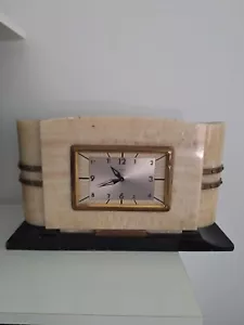 Antique Pendulum, Clock IN Marble Bayard. Vintage Clock Old Pendulum Marble - Photo 1 sur 15