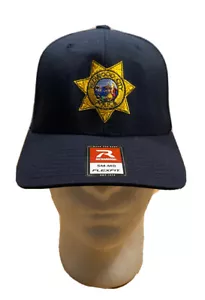 Gorra de béisbol Richardson Redwood City policía sombrero NUEVO azul marino California S/M Pro 585 - Imagen 1 de 9