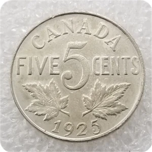 1925 Canada Handicrafts Collection 5 Cents Commemorative Coin - Picture 1 of 5