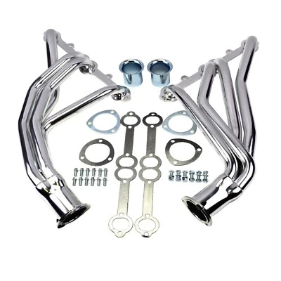 SBC 305 327 400 Corvette Stainless Steel Long Tube Headers Chevrolet Vette SS - Image 1 of 4