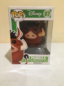 FUNKO DISNEY LION KING PUMBAA POP VINYL FIGURE #87 Vaulted Retired - Picture 1 of 7
