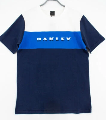 Camiseta Oakley Para Hombre Color Block Dress Blues Talla M - Imagen 1 de 4