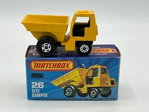 Volquete de sitio Matchbox 75 Superfast Nº 26 muy bueno en v/buena caja. - Imagen 1 de 15