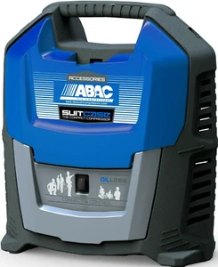 COMPRESSORE ELETTRICO ARIA COMPRESSA PORTATILE ABAC SUITCASE 1,5HP 8 BAR DIRETTO - Foto 1 di 14